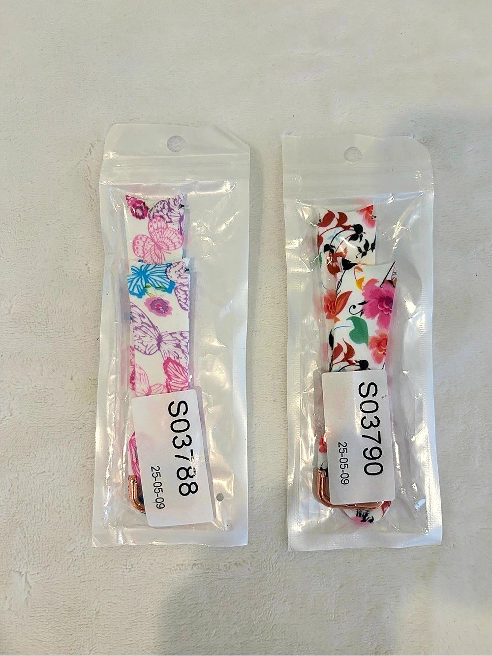 Floral Hair Accessories Set White & Pink NWT